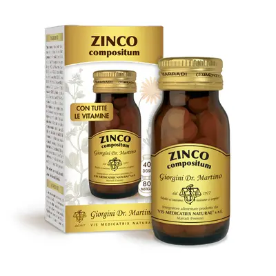 Dr Giorgini Zinc Compositum 80 tablets of 500 mg - 40 gr