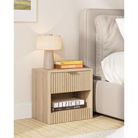 Masupu Small Nightstand Modern Bedside Table Night Stand Farmhouse Boho Wooden Side End Table for Bedroom,Living Room,Office ...