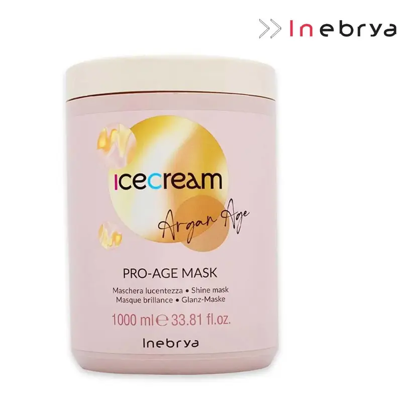 Inebrya Ice Cream Argan Age Pro-Age Mask - 1000ml