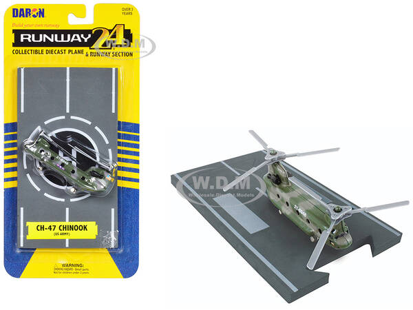 Boeing CH-47 Chinook Helicopter Olive Camouflage \