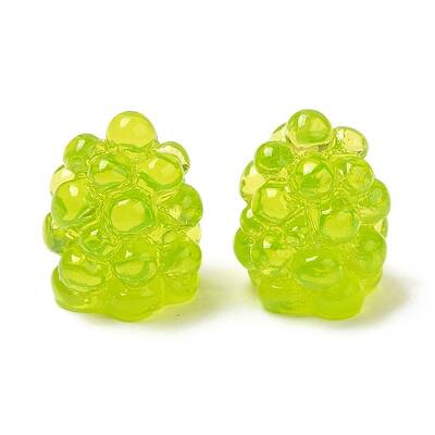 Semi-stereoscopic Transparent Resin Cabochons