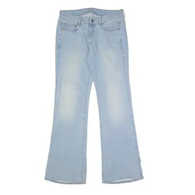 G-STAR 3301 Low Waist Jeans Blue Denim Loose Flared Womens W30 L32