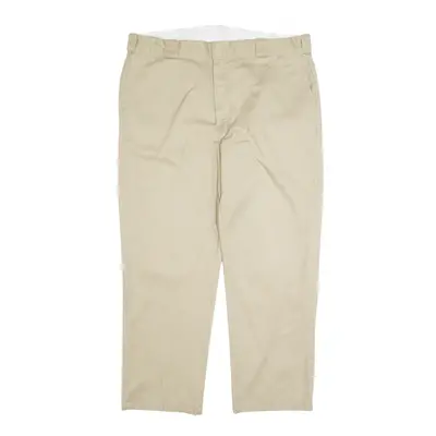 DICKIES 874 Utility Khaki Beige Regular Straight Trousers Mens W40 L30