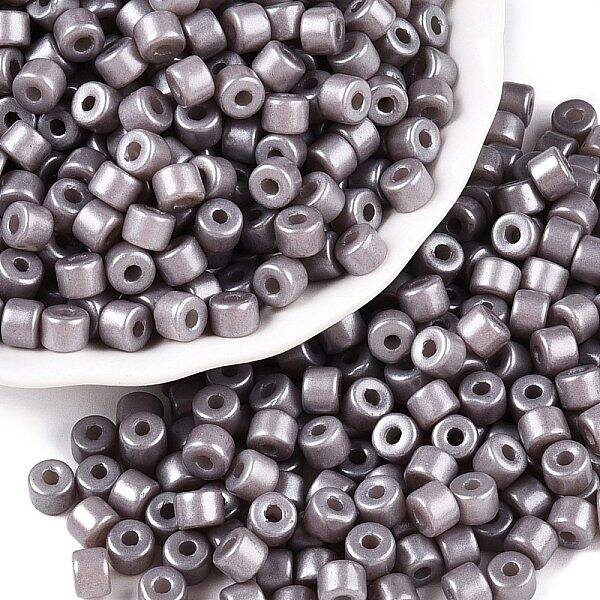 Baking Paint Pearlized Glass Seed Beads