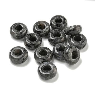 Natural Larvikite Beads