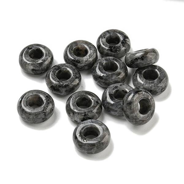 Natural Larvikite Beads