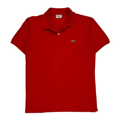 Lacoste Polo Shirt - Large Red Cotton | Size: large