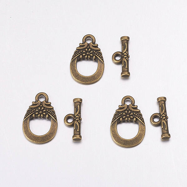 Tibetan Style Alloy Toggle Clasps