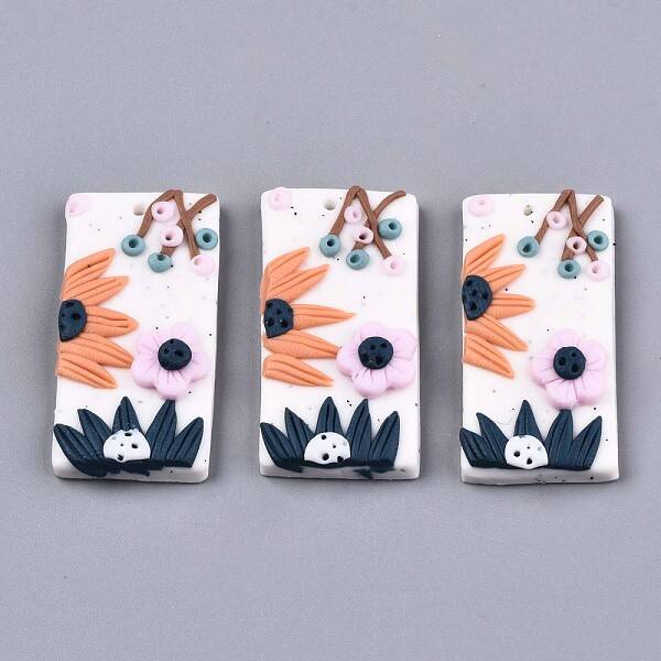 Handmade Polymer Clay Pendants