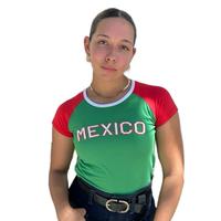 Mexico Y2K Top, Y2K Top De Mexico, Womenswear Top, Summer Slim Fit Mexico Top