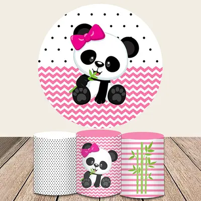 Aperturee Little Princess And Fox Planet Birthday Backdrop Kit | Circle Party Backdrop | Circle Backdrops For Birthday | Cust...