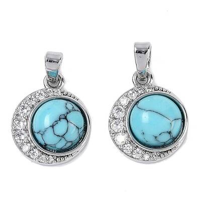 Brass Cubic Zirconia Pendants