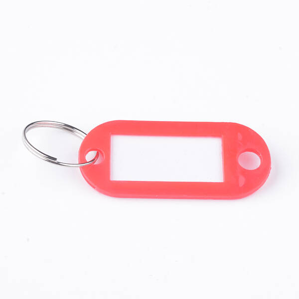 Plastic Badge Holders with Iron Rings
