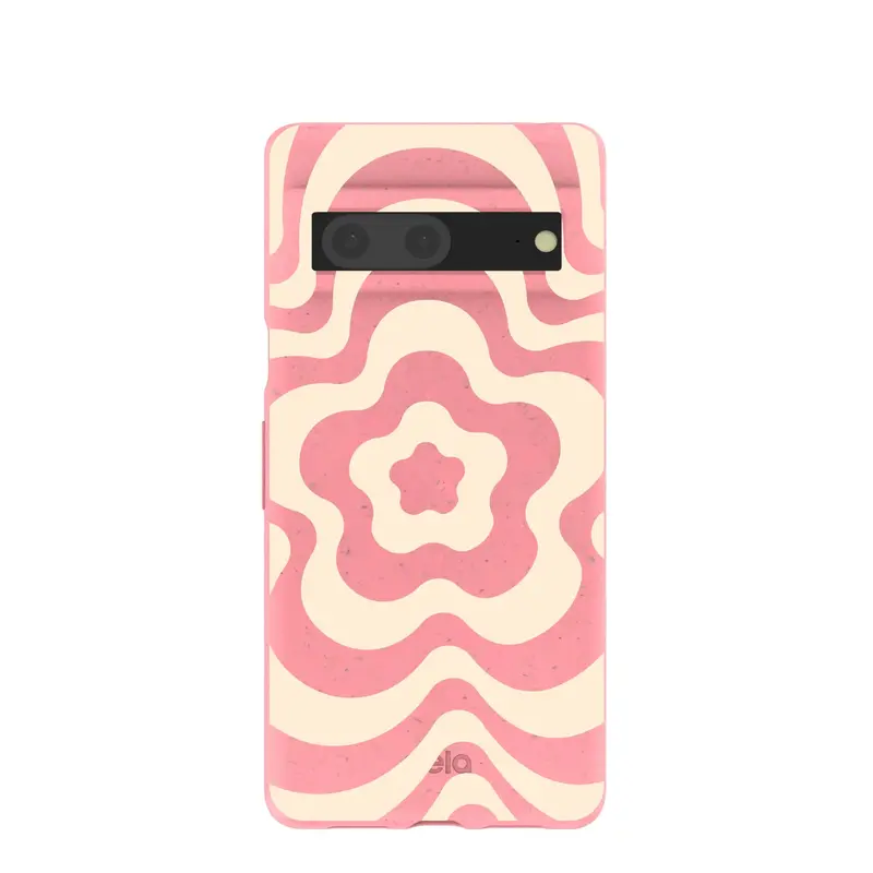 Bubblegum Pink Morning Flower Google Pixel 7 Case