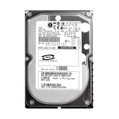 CA06227-B23600DE Fujitsu 36.7GB Ultra-320 SCSI 15K 3.5-inch 8MB Hard Drive
