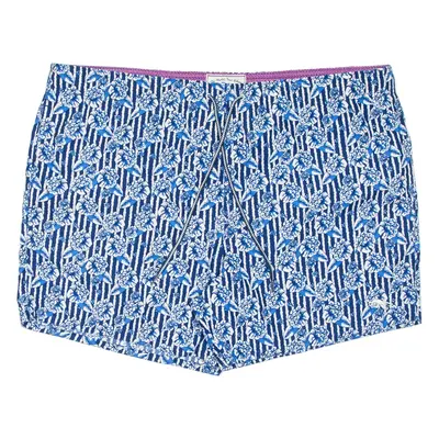 TED BAKER Mesh Lining Mens Swimming Shorts Blue Relaxed Floral 2XL W42
