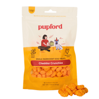 Pupford Cheese Crunchies, Premium Single-Ingredient Treat for Dogs & Puppies