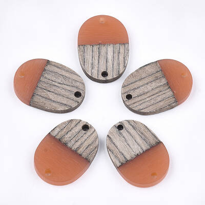 Resin & Wenge Wood Links connectors