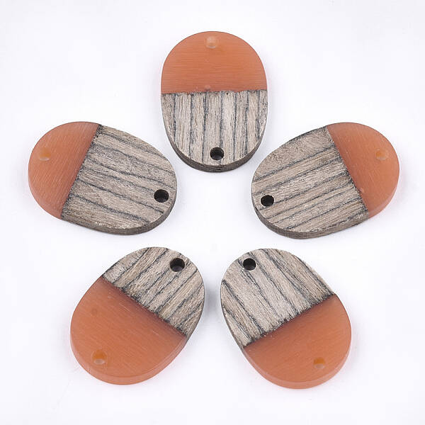 Resin & Wenge Wood Links connectors