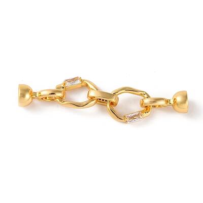 Brass Fold Over Clasps