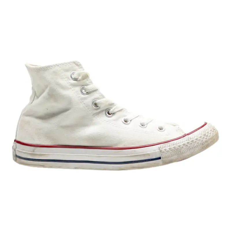 CONVERSE Chuck Taylor All Star High Top Trainers White Canvas Mens UK 5.5