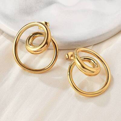 304 Stainless Steel Stud Earrings