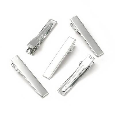 Iron Alligator Hair Clips Findings
