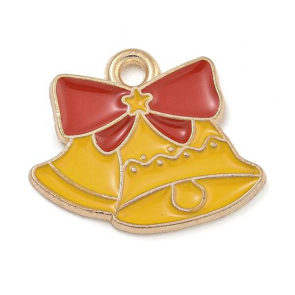Christmas Theme Alloy Enamel Pendants