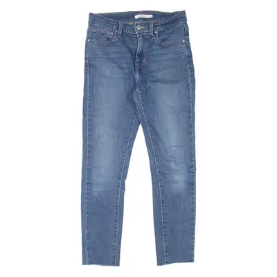 LEVI'S Slimming Womens Jeans Blue Slim Skinny Stone Wash W26 L25