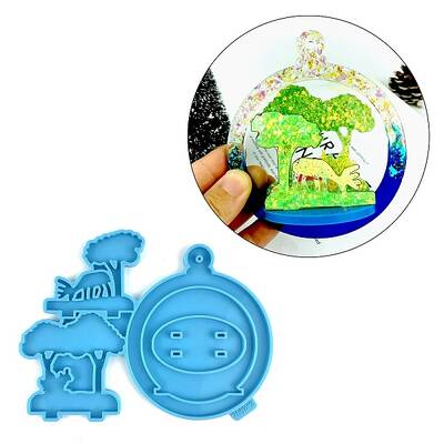 DIY Christmas Deer Pendant Food Grade Silicone Molds