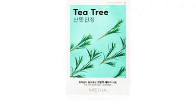 Missha Airy Fit Tea Tree Cleansing and Refreshing Sheet Mask for Sensitive Skin 19g