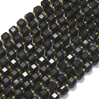 Natural Ice Obsidian Beads Strands