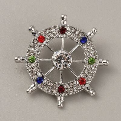 Alloy Rhinestone Snap Buttons