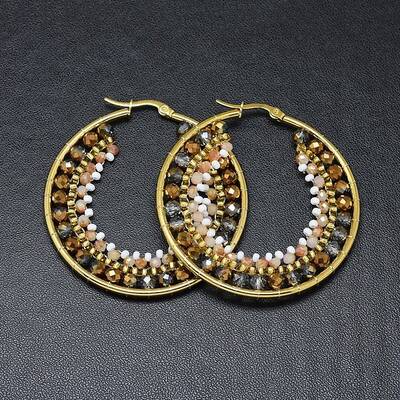 304 Stainless Steel Hoop Earrings