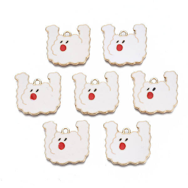 Rack Plating Alloy Enamel Pendants