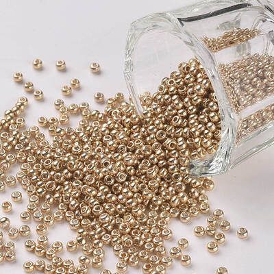 11/0 Grade A Dyed Glass Seed Beads