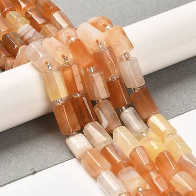 Natural Orange Botswana Agate Beads Strands