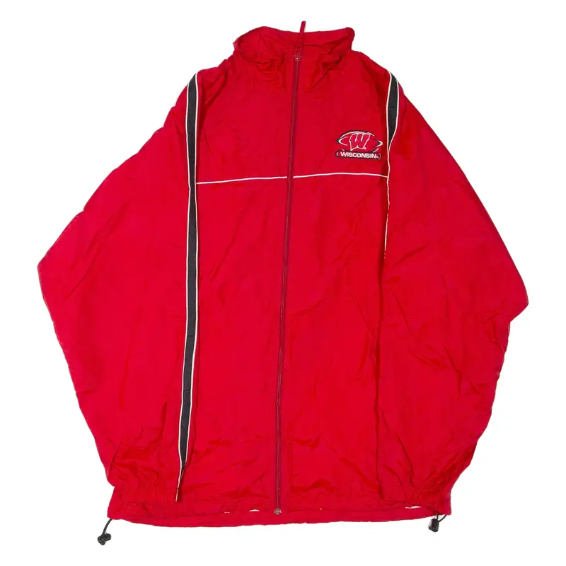 STARTER Wisconsin Mens Jacket Red USA L