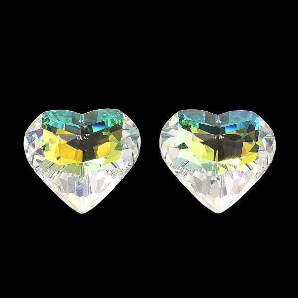 Electroplate Glass Charms