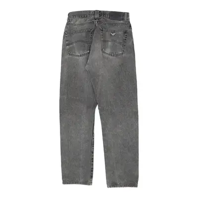 Armani Jeans Jeans - 28W UK 10 Grey Cotton