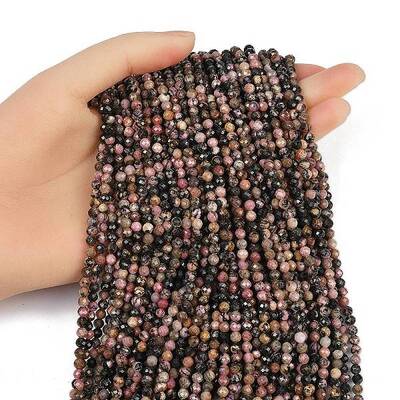 Natural Rhodonite Beads Strands