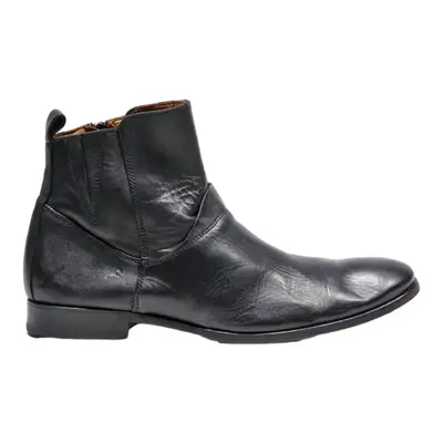 PABLO PAUTIO Ankle Boots Black Leather Mens UK 7.5