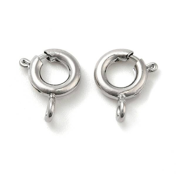 Brass Spring Ring Clasps