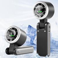 3-in-1 Handheld Turbo Cooling Fan - 5-Speed Wind Battery Powered, Portable Type-C for Outdoor Activities, Travel & Gifts