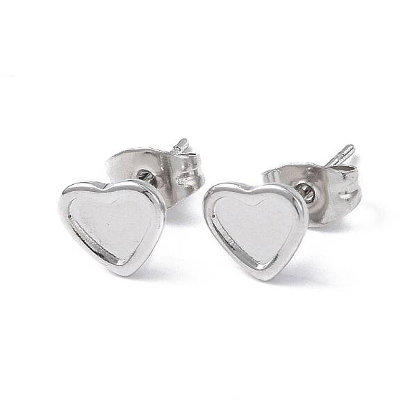 Non-Tarnish 304 Stainless Steel Stud Earring Finding
