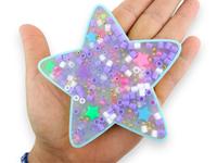 Star Picky Party Pad and Tray- Satisfy Your Urge to Pick, Pop and Peel Stress-Free!  Picky Pad Silicone