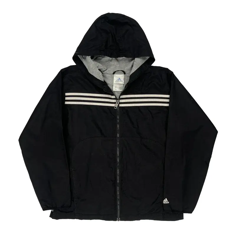 Adidas Jacket - Medium Black Polyester
