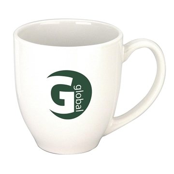 48 Promotional 15 oz White Ceramic Coffee Mug