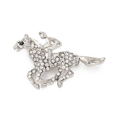 Zinc Alloy Crystal Rhinestone Brooch