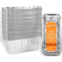 50-Pack Blackstone Griddle Accessories Drip Pan Liners, Disposable Aluminum Foil Pan for 17\